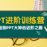 PPT進(jìn)階訓(xùn)練營（第二期）：從零基礎(chǔ)到PPT大神的進(jìn)階之路（40節(jié)課）
