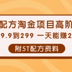 【熱門項目】小吃配方淘金項目高階玩法：一單29.9到299 一天能賺2000+【附5T配方資料】