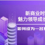 新商業(yè)時(shí)代·魅力領(lǐng)導(dǎo)成長(zhǎng)大課：如何成為一名魅力領(lǐng)導(dǎo)者（26節(jié)課時(shí)）