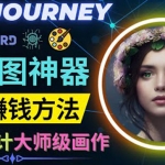 利用AI制圖神器Midjourney賺錢(qián)的3種方法：Midjourney的注冊(cè)和使用方法