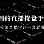 可復(fù)制的直播操盤手模型：新手做直播就學(xué)這一套就夠了（12節(jié)課）