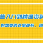 抖音運(yùn)營(yíng)入門到精通資料工具包：你想要的這里都有，超完整！