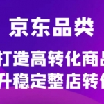 京東電商品類定制培訓(xùn)課程，打造高轉(zhuǎn)化商品提升穩(wěn)定整店轉(zhuǎn)化率