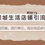 抖音同城生活店鋪引流操課：快速引流，提升轉(zhuǎn)化，實(shí)體老板必看！