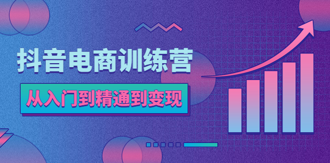 抖音電商訓(xùn)練營(yíng)：從入門到精通，從賬號(hào)定位到流量變現(xiàn)，抖店運(yùn)營(yíng)實(shí)操