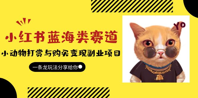 小紅書藍(lán)海類賽道：小動物打賞與購買變現(xiàn)副業(yè)項(xiàng)目，一條龍玩法分享給你！