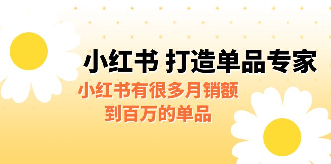某公眾號(hào)付費(fèi)文章《小紅書 打造單品專家》小紅書有很多月銷額到百萬(wàn)的單品