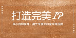 打造完美IP：從小白到女神，建立專屬你的金字塔招牌（15節(jié)課）
