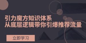 引力魔方知識(shí)體系，從底層邏輯帶你引爆薦推流量！