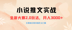 外面收費990的小說推廣軟件，零粉絲可變現(xiàn)，月入3000+，小白當(dāng)天即上手