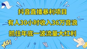 抖音直播暴利項目，有人30小時收入36萬音浪，公司宣傳片年會視頻制作，…
