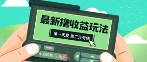 2024最新擼視頻收益玩法，第一天發(fā)，第二天就有錢