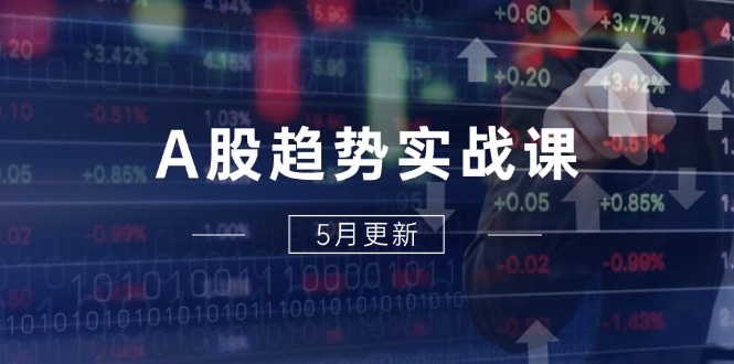 A股趨勢實戰(zhàn)課：主力動向+政策紅利，2025全年策略5月更新